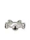Vivienne Westwood Orb-engraved Ring In Metallic