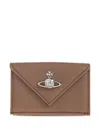 Vivienne Westwood Orb Envelope-flap Wallet In Brown