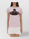 Vivienne Westwood Crew Neck Graphic Print Spray-paint Effect Top