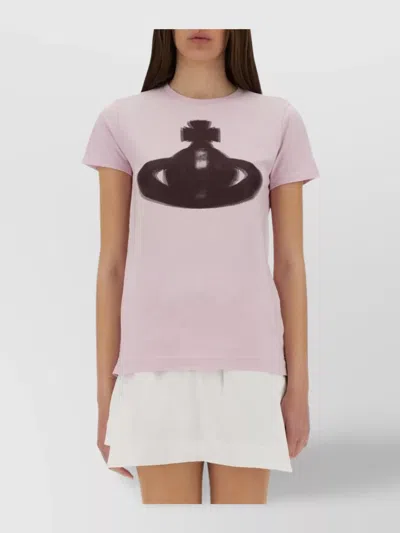 VIVIENNE WESTWOOD ORB GRAPHIC PRINT CREW NECK T-SHIRT