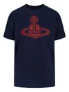 Vivienne Westwood Orb Graphic T-shirt In Blue