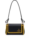 Vivienne Westwood Orb Hazel Clutch Bag In Black