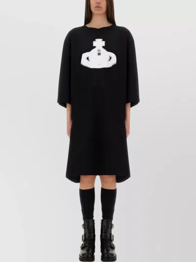 VIVIENNE WESTWOOD ORB ISLA GRAPHIC PRINT T-SHIRT DRESS