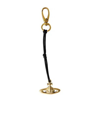 Vivienne Westwood Orb Keychain In Gold