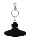 Vivienne Westwood Orb Keyring In Black