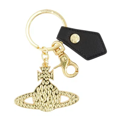 Vivienne Westwood Orb Keyring In Brown
