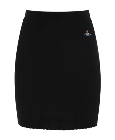 VIVIENNE WESTWOOD ORB KNITTED SKIRT