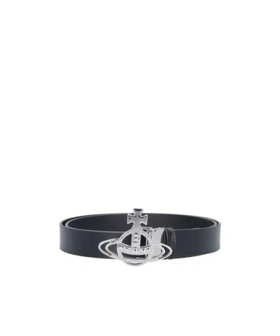 Vivienne Westwood Orb Leather Belt
