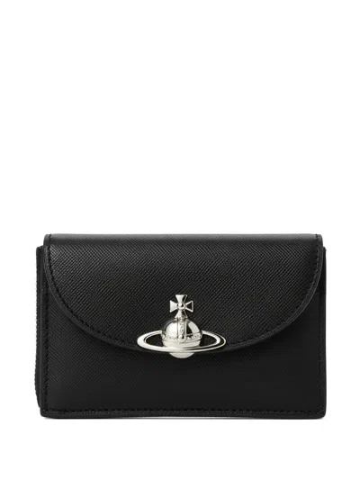 Vivienne Westwood Orb Leather Wallet In Pattern