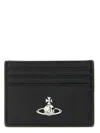 Vivienne Westwood Orb Logo Card Holder In Black