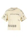 Vivienne Westwood Orb-logo Cotton Shirt In Neutral