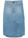 Vivienne Westwood Orb Logo Embroidery Skirt In K404 Blue