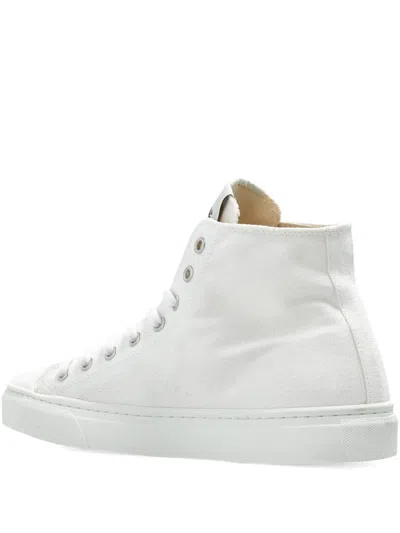Vivienne Westwood Orb-logo High-top Pumps In White