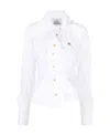 Vivienne Westwood Deconstructed Button-up Shirt In White