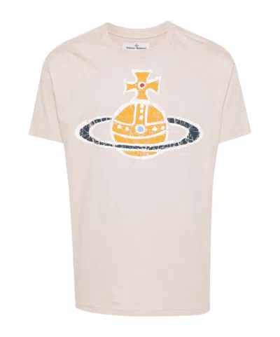 Vivienne Westwood Beige Time Machine T-shirt In Nude