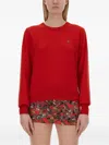 Vivienne Westwood Orb-logo Sweater In Red