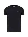 Vivienne Westwood T-shirt With Orb Embroidery Unisex In Black