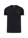 Vivienne Westwood T-shirt With Orb Embroidery Unisex In Black