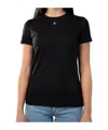 Vivienne Westwood Crewneck Embroidered Orb Logo Short Sleeves Top In Black