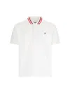 Vivienne Westwood White Polo Shirt With Contrasting Collar And Orb Logo Detail On The Front In Cotton Man In White