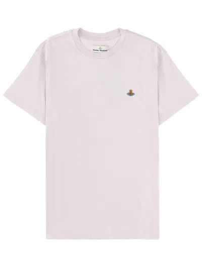 Vivienne Westwood Orb Logo T-shirt In Pink