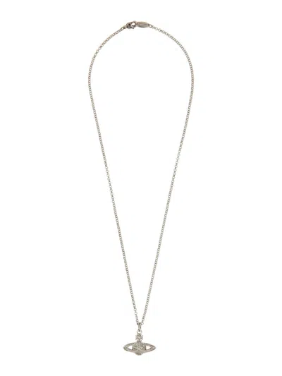 Vivienne Westwood Orb Mini Bas Relief Pendant Necklace