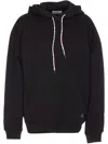 Vivienne Westwood Hooded Sweatshirt Graphic Print In Black