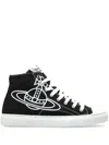 Vivienne Westwood Orb-motif Sneakers In Schwarz