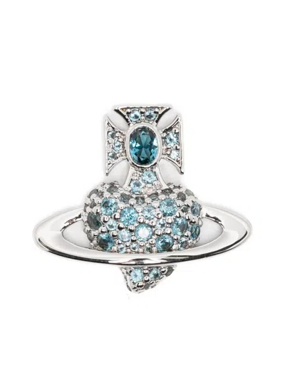 Vivienne Westwood Orb-motif Stud Earrings In Silver