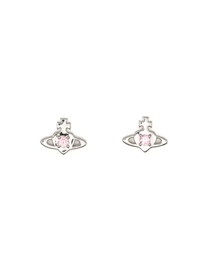 Vivienne Westwood Orb-motif Stud Earrings In White