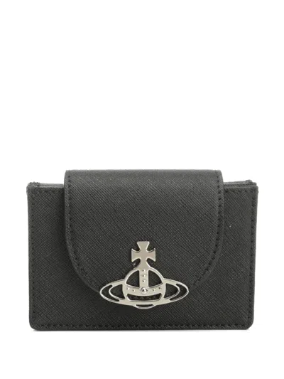 Vivienne Westwood Orb-motif Wallet In Black