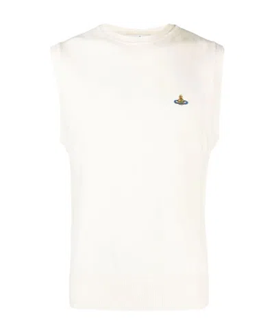 Vivienne Westwood Orb-patch Vest Top In White