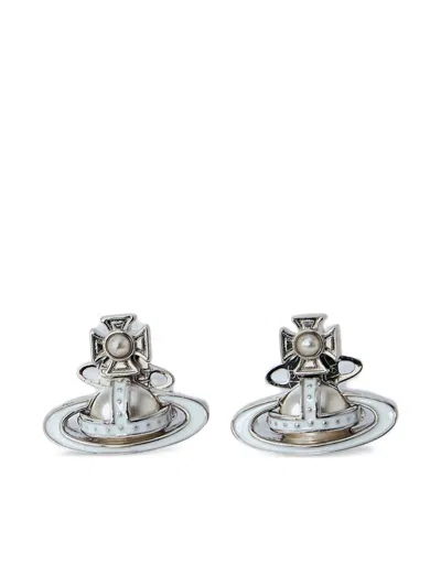 Vivienne Westwood Orb Pearl Earrings