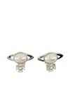 Vivienne Westwood Orb Pearl Earrings In Metallic