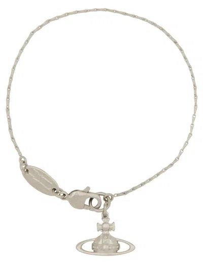 Vivienne Westwood Orb Pendant Bracelet In Silver