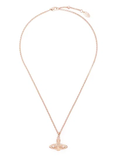 VIVIENNE WESTWOOD ORB-PENDANT CRYSTAL-EMBELLISHED NECKLACE
