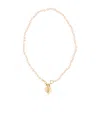 Vivienne Westwood Ivory Pearls Aleksa Necklace In Gold