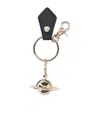 Vivienne Westwood 3d Orb Keyring In Black