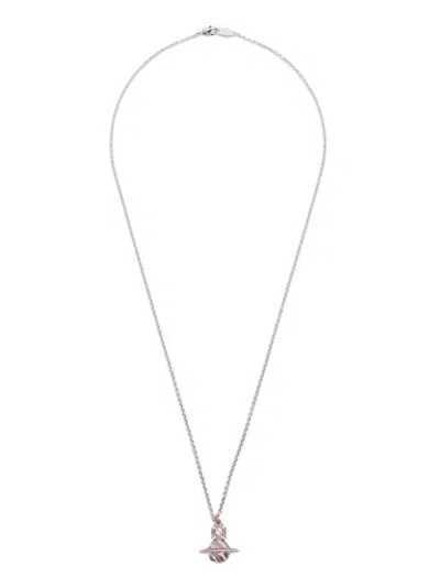 Vivienne Westwood Orb-pendant Necklace In Metallic