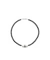 Vivienne Westwood Orb Pendant Necklace In Black