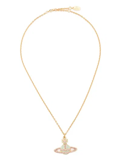Vivienne Westwood Orb Pendant Necklace In Gold