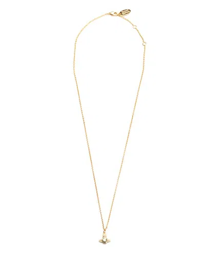 Vivienne Westwood Orb Pendant Necklace In Gold