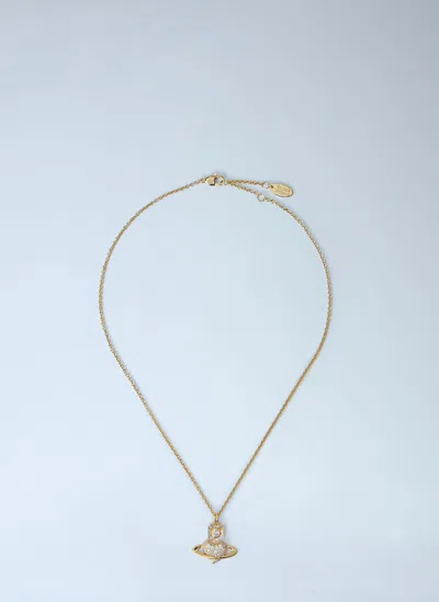 Vivienne Westwood Orb Pendant Necklace In Pink