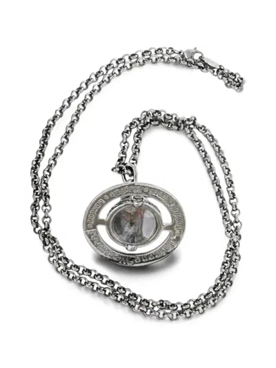 Vivienne Westwood Orb Pendant Necklace In Gray