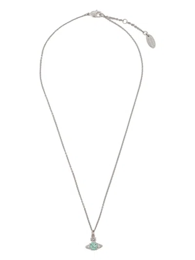 Vivienne Westwood Orb Pendant Necklace In Silver