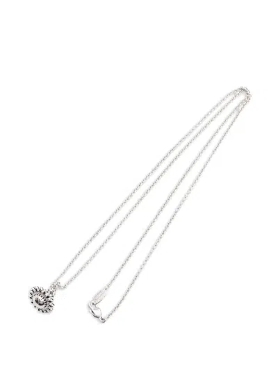 Pre-owned Vivienne Westwood Orb-pendant Necklace In Silver