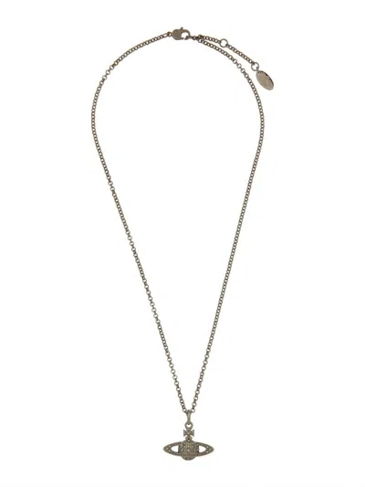 Vivienne Westwood Orb Pendant Necklace In Silver