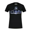 Vivienne Westwood Short Sleeves Crew Neck Graphic Print In Black