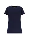 Vivienne Westwood Crewneck Embroidered Orb Logo Short Sleeves Top In Blue
