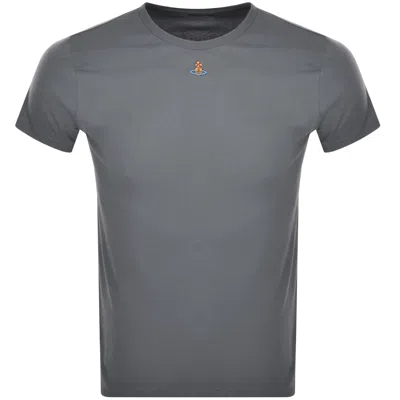 Vivienne Westwood Orb Peru T Shirt Grey In Grey